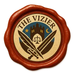 The Vizier Wax Seal Logo